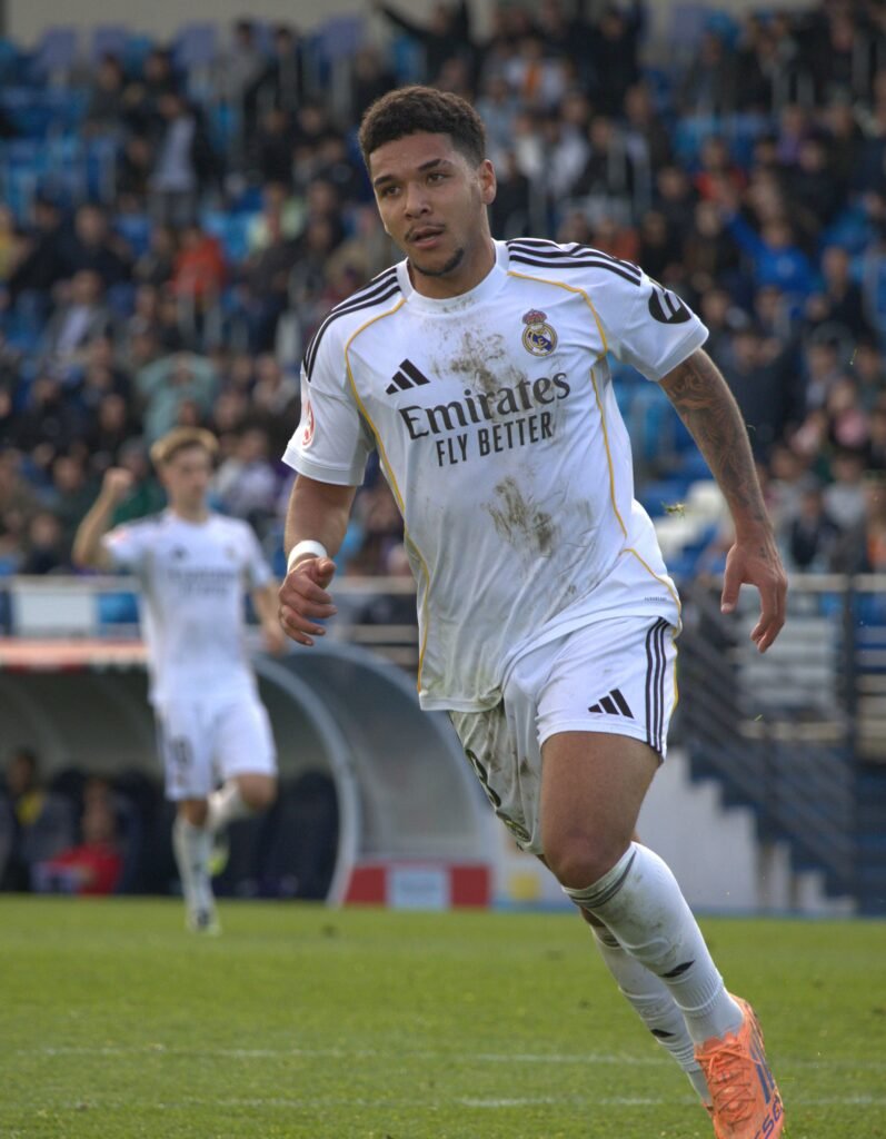 RM Castilla: Lorenzo tras meter el ultimo gol
