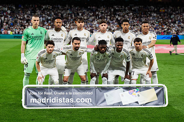 Once titular del Real Madrid contra el Girona (Foto de Alberto Gardin/Quality Sport Images/Getty Images)